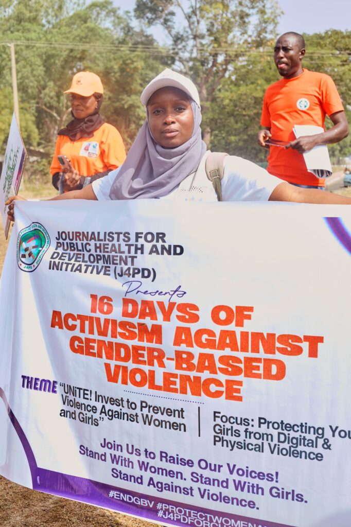 J4PD Holds Stand Still Activity in Bauchi, Calls for End to Digital Violence Against Women and Girls